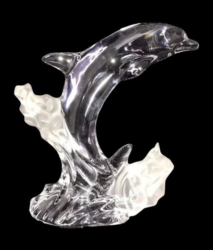 Vtg lenox fine crystal - lenox, dolphin