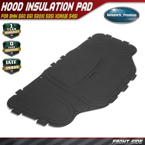 Front engine hood insulation - hood,