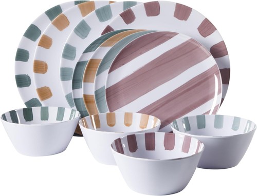Piece melamine plates - melamine, and