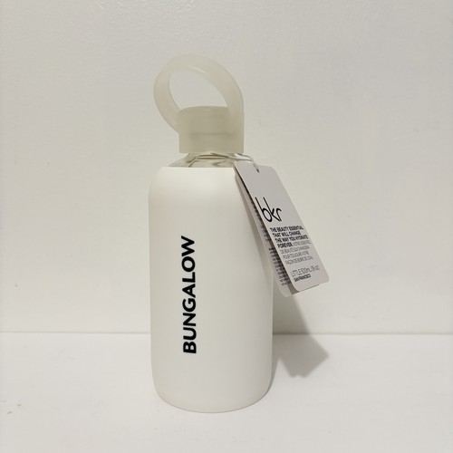 Bkr glass water bottle white - water,