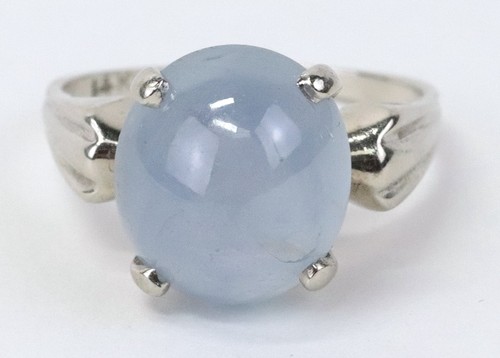 14k white gold - ladies, natural