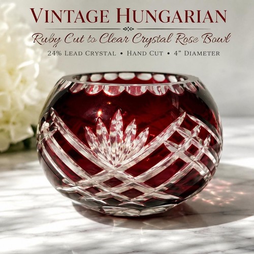 Vintage hungarian ruby - ruby, cut