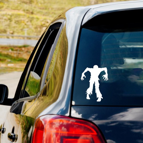 Zombie vinyl decal - vinyl, sticker
