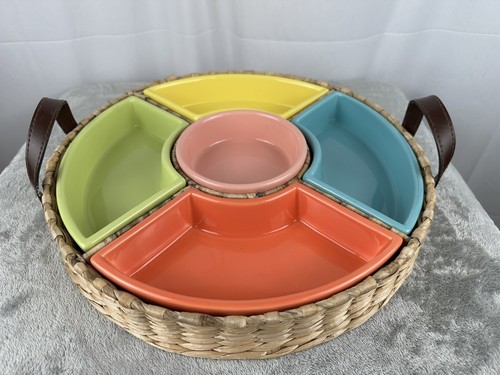 Lazy susan ceramic woven - lazy,