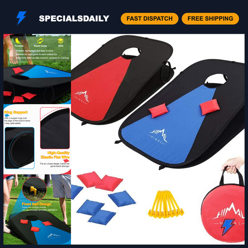 Portable foldable cornhole - foldable,