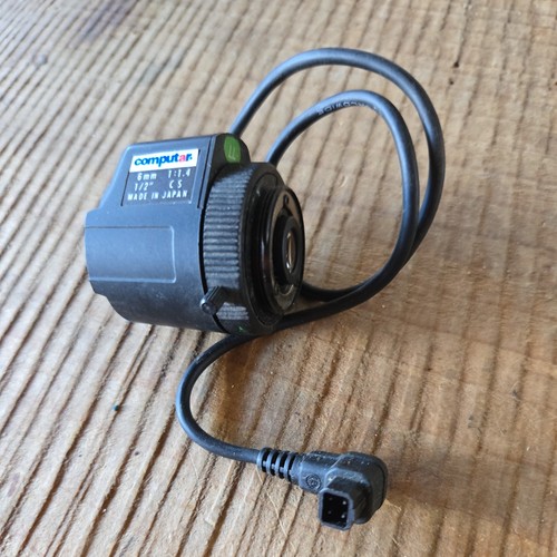 Computar cctv camera - 6mm, 1:1.4