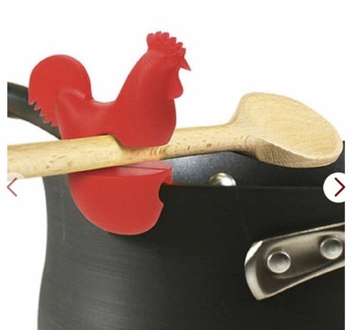 Red rooster pot - red, /