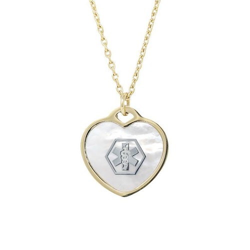Medical pendant necklace - medical, id