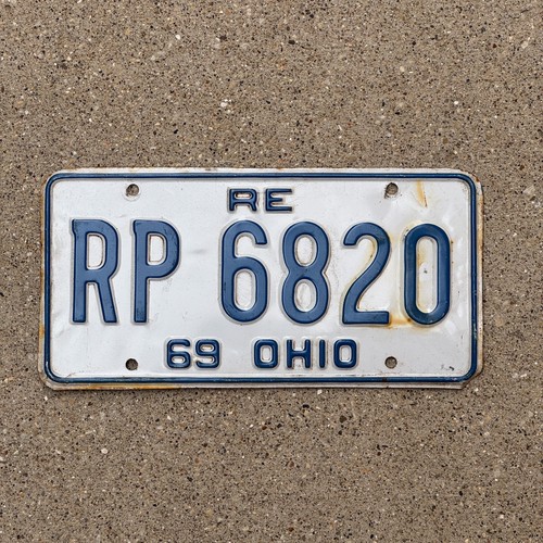 1969 ohio replacement - 1969, license