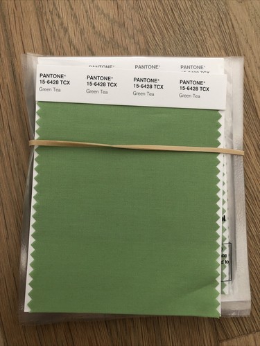 Pantone cotton swatch 6428 - pantone,
