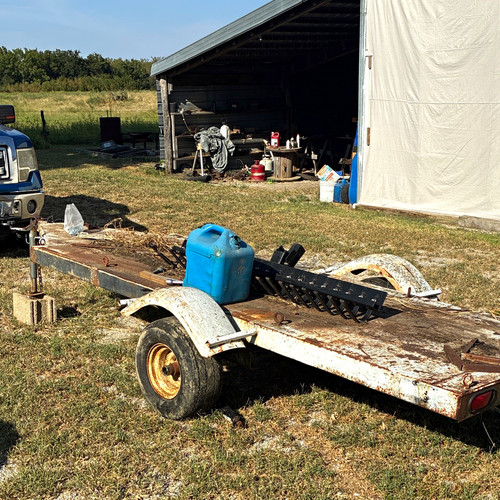 Flatbed bumper pull utility - flatbed,