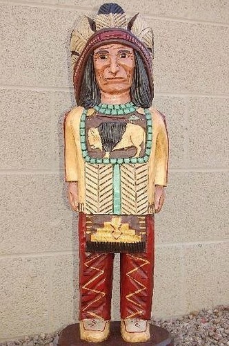 Cigar store indian chief - cigar,