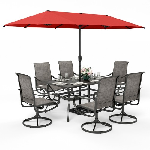 Pcs outdoor dining set patio - 8,