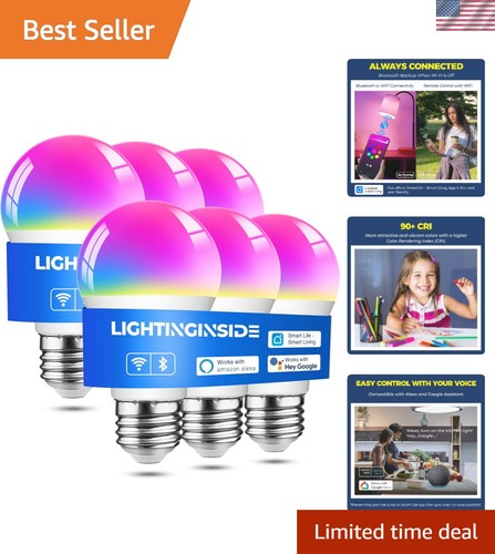 Smart light bulbs pack - 6,