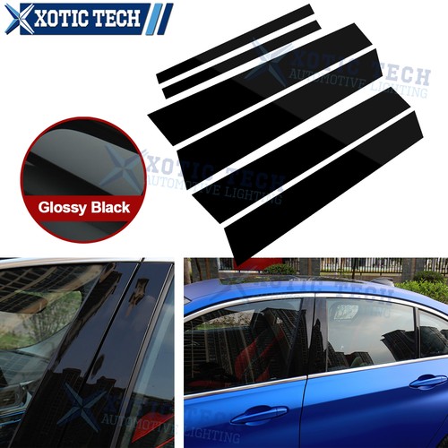 Glossy black pillar - black, for