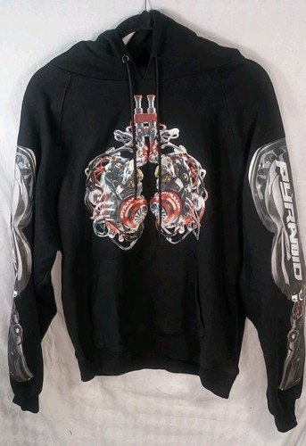 Black pyramid hoodie - black,