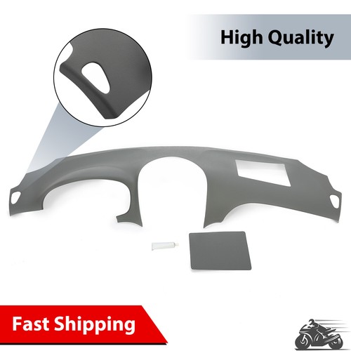 Molded light gray dash cover - light,
