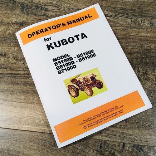 Kubota b5100 b6100 b7100 2wd - b5100,