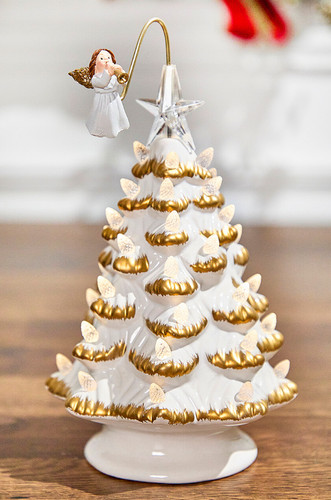 Lighted ceramic christmas - lighted,