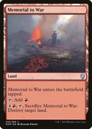 Memorial war dominaria - war, [dominaria]