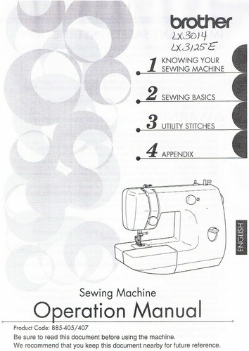 Brother lx3014 lx3125e sewing - brother,