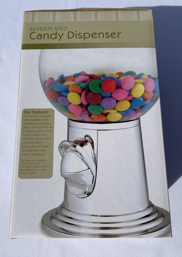Silver plated candy - 9",