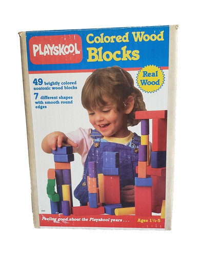 1986 vintage playskool colored - 1986,