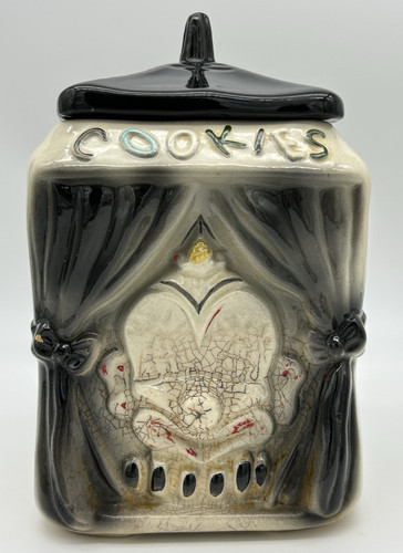 Spooky clown cookie jar - spooky,