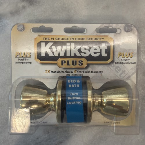 Kwikset door knob bed bath - knob,