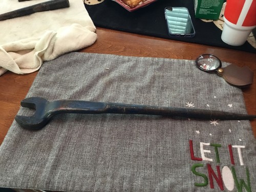 Vintage spud wrench - vintage, /