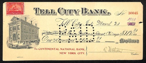 Tell city bank vintage - bank,