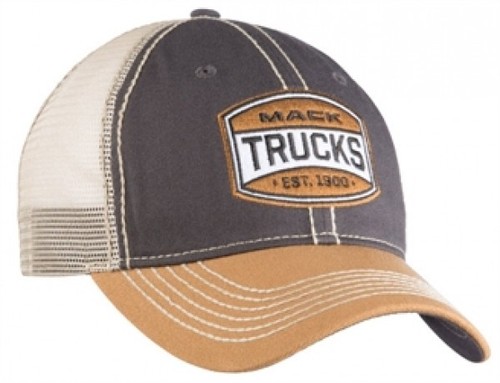 Mack gold bulldog patch cap - gold,