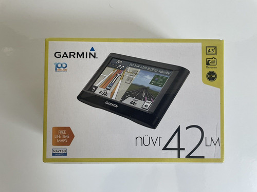 Open box garmin nuvi 42lm - box,