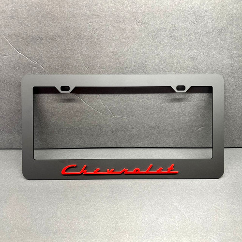 Red chevy emblem - red,