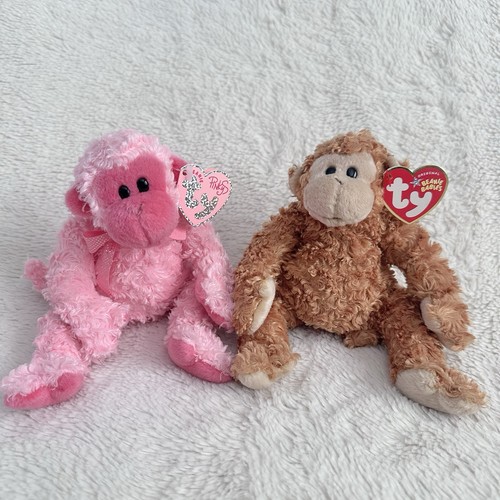 Beanie babies monkeys lot - beanie,