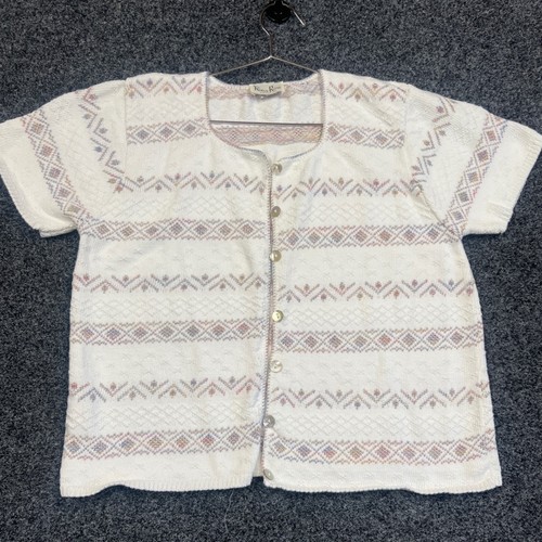 Vintage reba rose - rose, cardigan