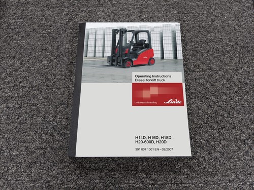 Linde h20 600d h20d - linde, &