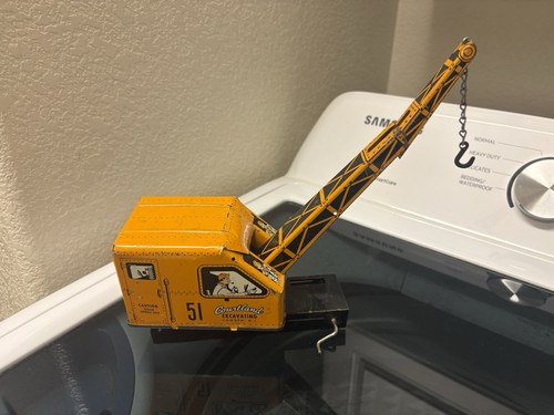 Antique cortland tin crane - tin,