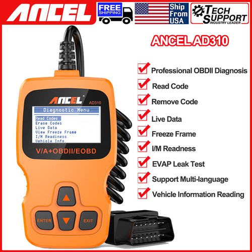 Ancel ad310 obd2 scanner - ancel,