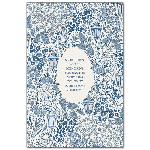 Blue and white - blue,