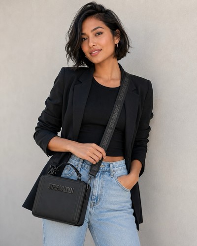 Steve madden black - black, box
