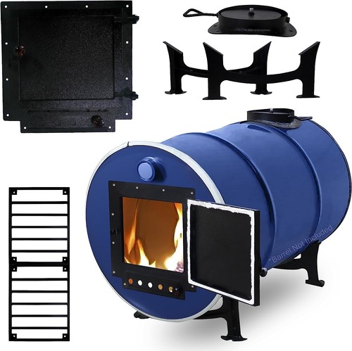 Barrel stove kit - barrel,