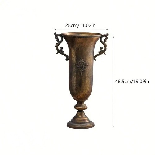 Premium retro metal vase home - retro,