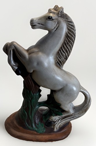 Vtg ceramic rearing - rearing, horse
