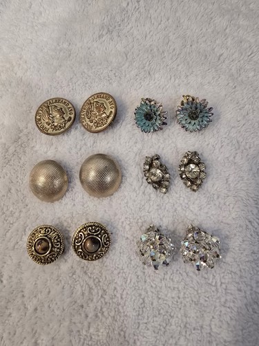 Vintage fashion clip on - clip-on,