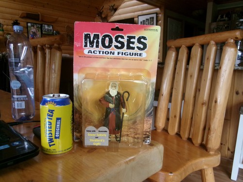 Moses action figure bible - moses, 10