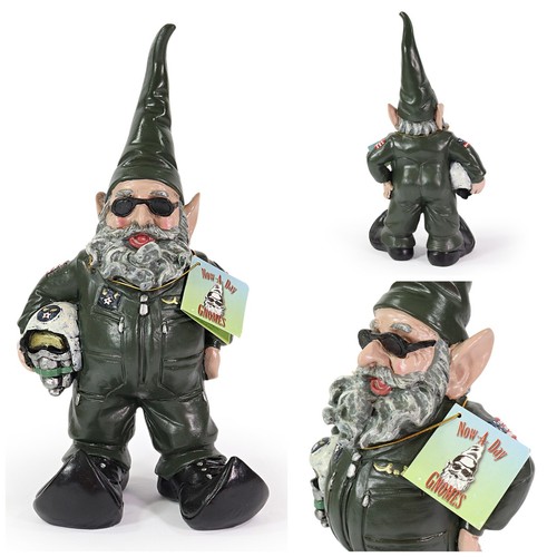 Nowaday gnome top gun - gnome, military