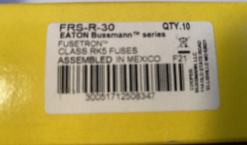 Lot new bussmann - lot,
