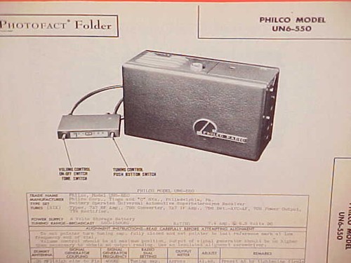 1948 philco auto car radio - philco,