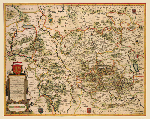 Historic map saxony germany - map,